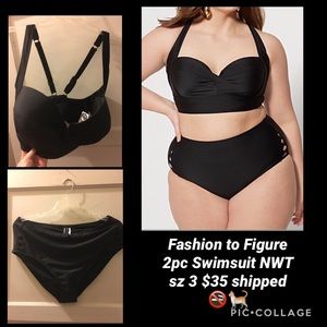 Fashion to Figure 2pc Swimsuit Sz 3